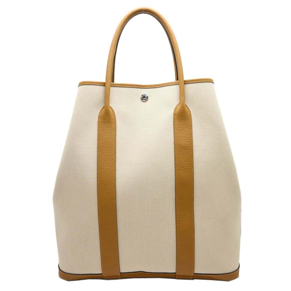 Hermes Garden File MM Z stamp 2021 Women's/Men's Tote Bag Toile Military Baton